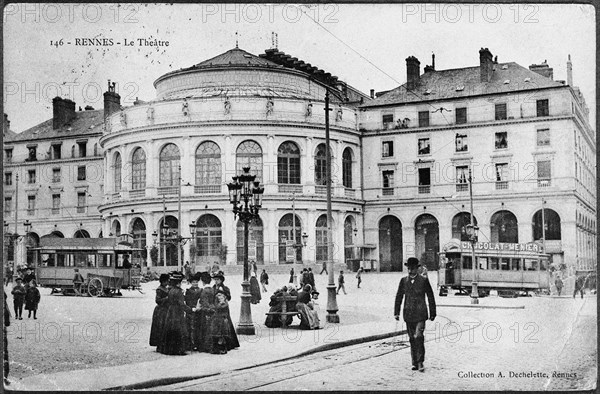 Rennes. Theatre, 1900s-1910s.