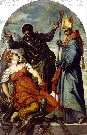 Saint Louis of Toulouse and Saint George, 1552.