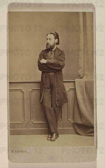 Portrait of the composer Bedrich Smetana, ca 1866.