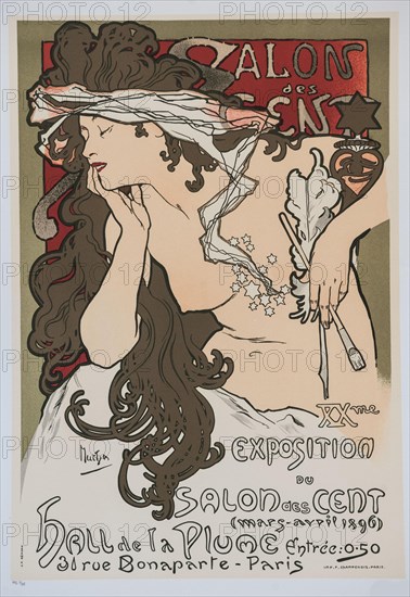 XXème exposition du Salon des Cent, 1896.