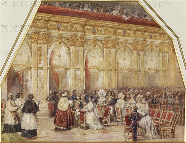 The Marriage of Prince Ferdinand Philippe d'Orleans and Duchess Helene of Mecklenburg-Schwerin, 1837