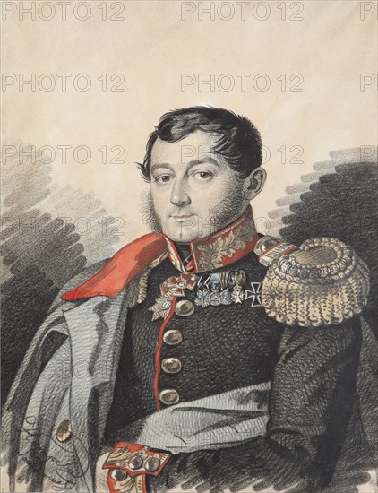 Portrait of Pyotr Nikolaevich Yermolov (1787-1844), 1820s.