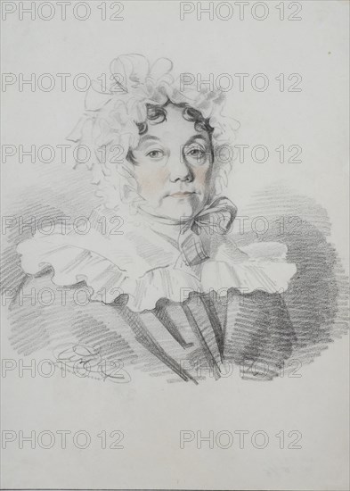 Portrait of Maria Ivanovna Rimskaya-Korsakova, née Naumova (1764-1832), 1820s.
