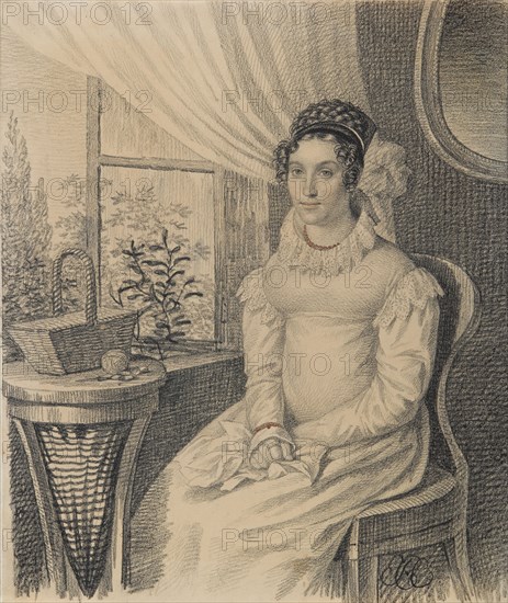 Portrait of Varvara Alexandrovna Korsakova , Early 1820s.