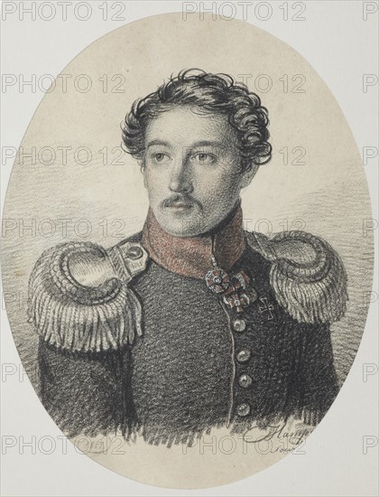 Portrait of Nikolay Vasilyevich Khvostov (1793-1837), 1822.