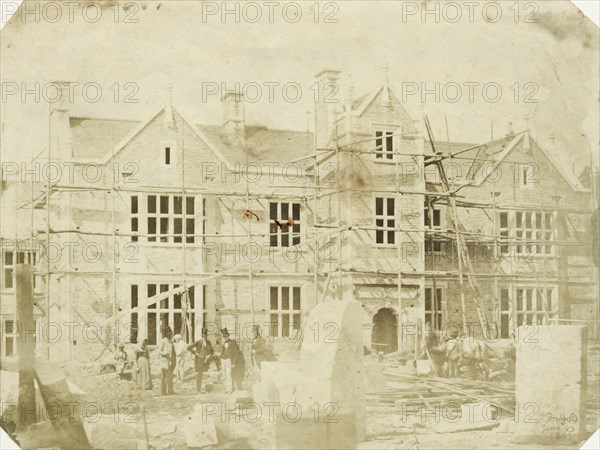 Entrance gates, Bradfield House, Uffculme, Devon, 1853