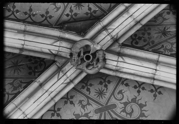 Roof boss, Beverley Minster, East Riding of Yorkshire, c1955-c1980