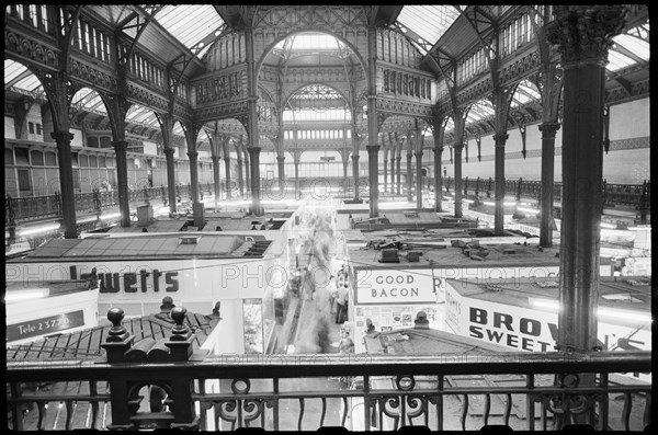 Leeds City Market, Vicar Lane, Leeds, West Yorkshire, c1955-c1980