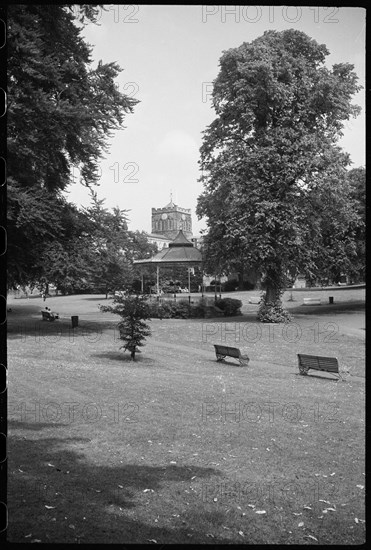 Bandstand, The Sele, Hexham, Northumberland, c1955-c1980
