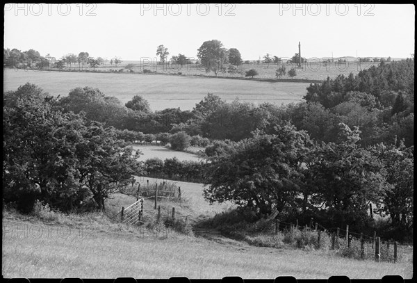 Memorial column near Lemmington Hall, Edlingham, Northumberland, c1955-c1980