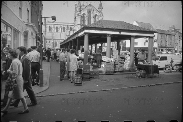 The Shambles, Market Square, Hexham, Northumberland, c1955-c1980