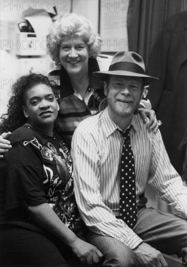 Long John Baldry, Angela Brown and Beryl Brydon, 100 Club, London, 1993.