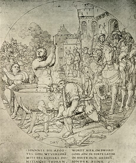 The Martyrdom of St John the Evangelist', c17th century, (1908).