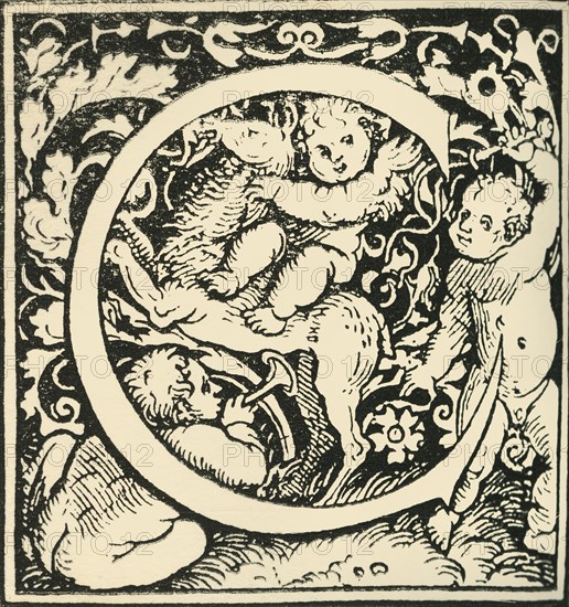 C - An Alphabet by Hans Weiditz', c1520-1521, (1908).