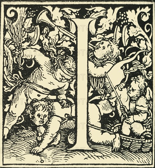 I - An Alphabet by Hans Weiditz', c1520-1521, (1908).