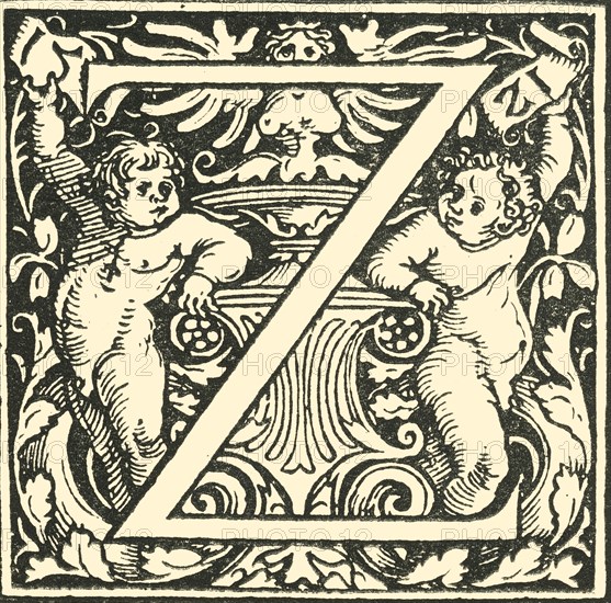 Z - An Alphabet by Hans Weiditz', c1520-1521, (1908).