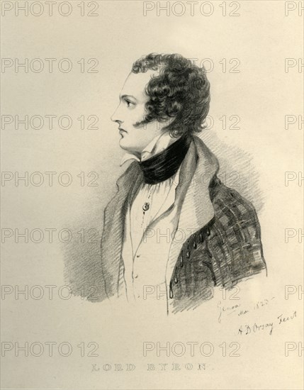 Lord Byron', 1823.