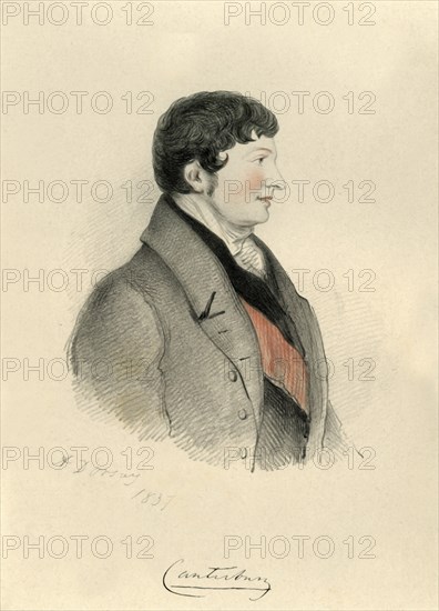 Charles Manners Sutton, 1st Viscount Canterbury, 1837.