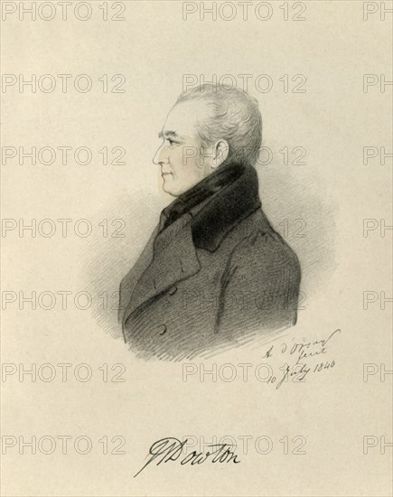W Dowton', 1840.
