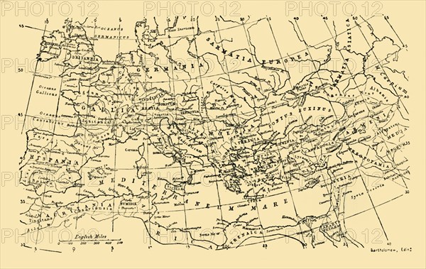 The Roman Empire Under Augustus', c1930.