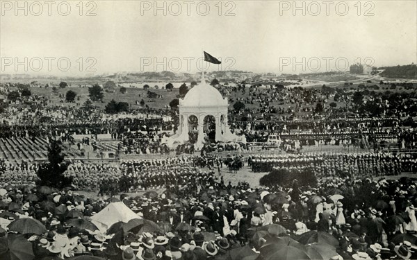 The Proclamation of the Commonwealth of Australia at Sydney on January 1st, 1901', c1930.