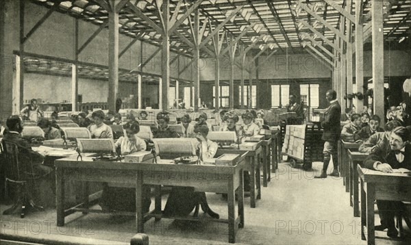 Lady Clerks Tabulating the American Census Returns', 1901.