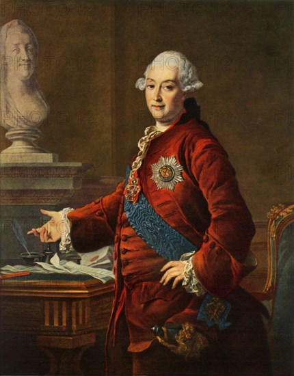 Portrait of Alexandr Mikhailovich Golitsyn', 1772, (1965).