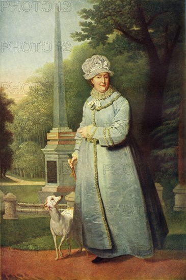 Portrait of Katherine II in the Tsarskoye Selo Park', c1810, (1965).