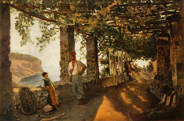 A Terrace by the Sea-shore', 1828, (1965).