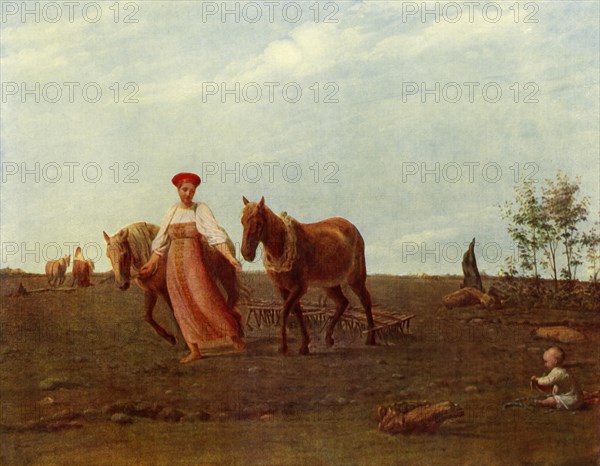 In the Ploughed Field. Spring', 1820s, (1965).