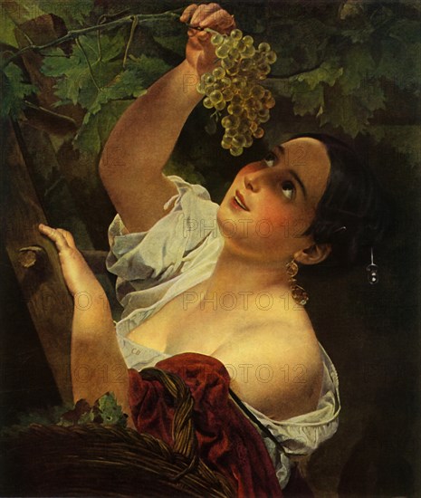 Italian Noon (Italian Girl picking Grapes)', 1827, (1965).