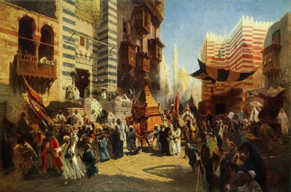 Return of the Holy Carpet from Mekka to Cairo', 1876, (1965).