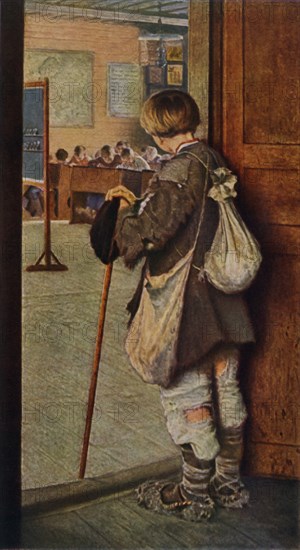 By the School Doors', 1897, (1965).