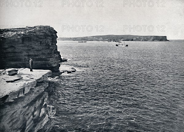 Sydney Heads, at the Gap at Watson's Bay, c1900.