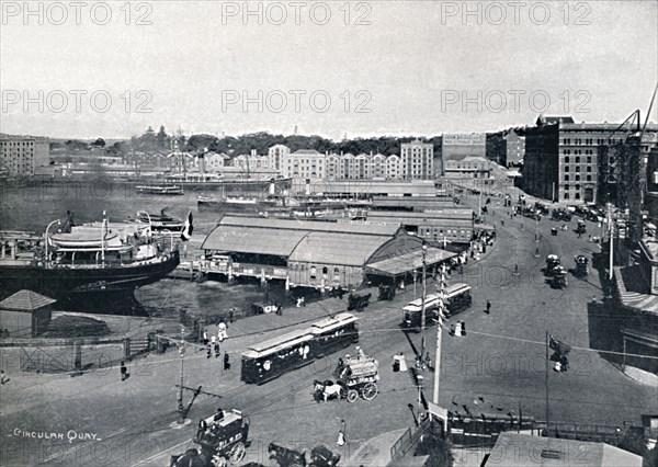 Circular Quay, c1900.