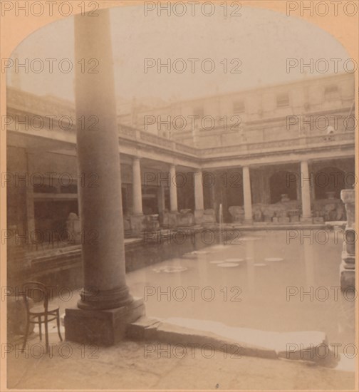 The old Roman Bath, Bath, England', 1900.