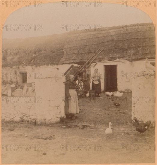 A Characteristic Home, Ballintoy Village, County Antrim, Ireland', 1900.