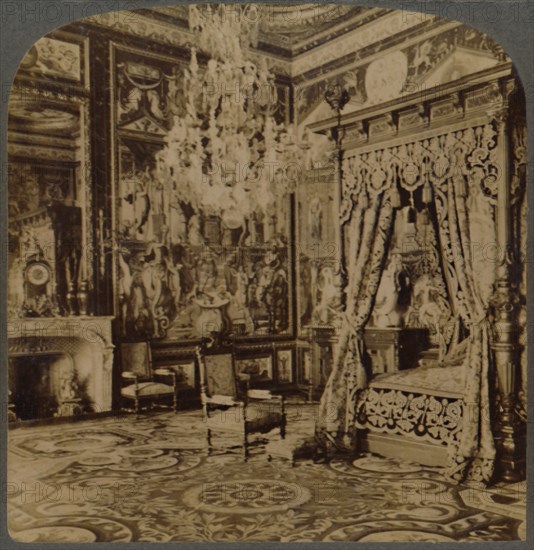 Bedroom of Catherine de Medicis, Palace of Fontainebleau, France', 1901.