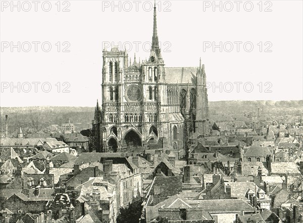View from the Belfry, Amiens, France, 1895.