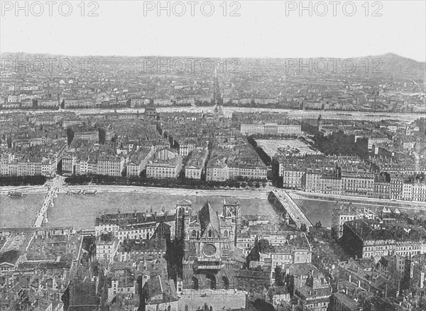 General view, Lyons, France, 1895.