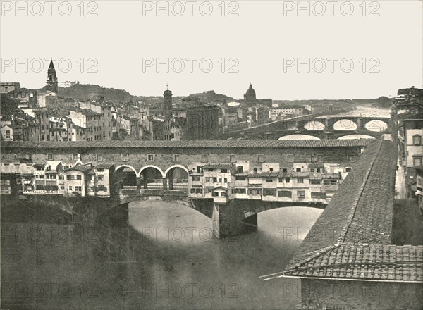 The Ponte Vecchio, Florence, Italy, 1895.