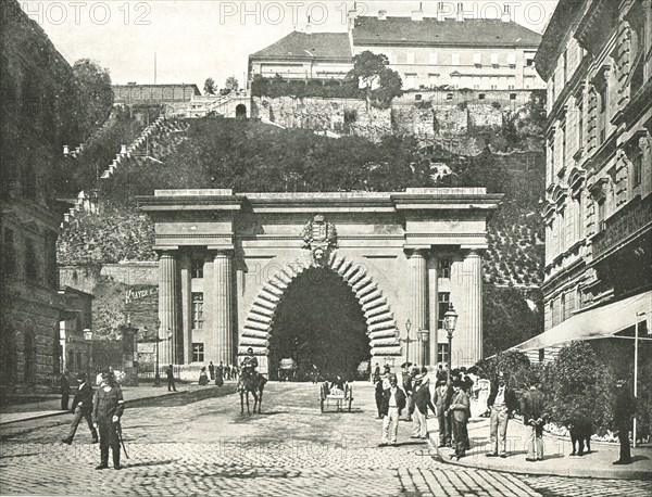 The Buda Castle Tunnel, Budapest, Austria-Hungary, 1895.