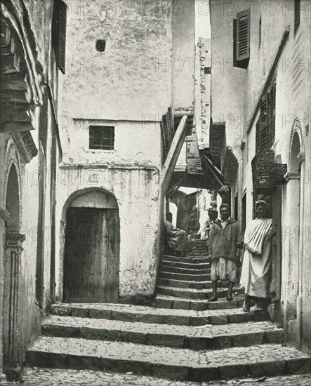 The Rue de la Kasbah', Algiers, Algeria, 1895.