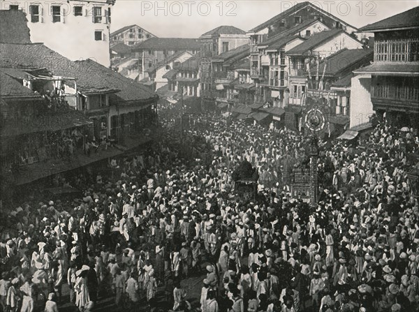 A great native procession', Bombay, India, 1895.