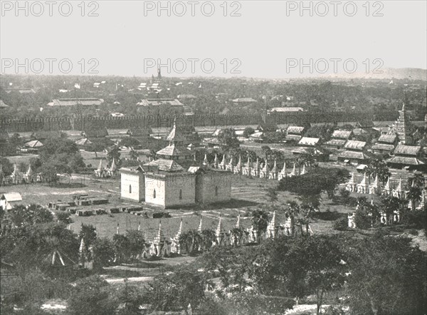 The Four Hundred and Fifty Temples', Mandalay, Burma, 1895.