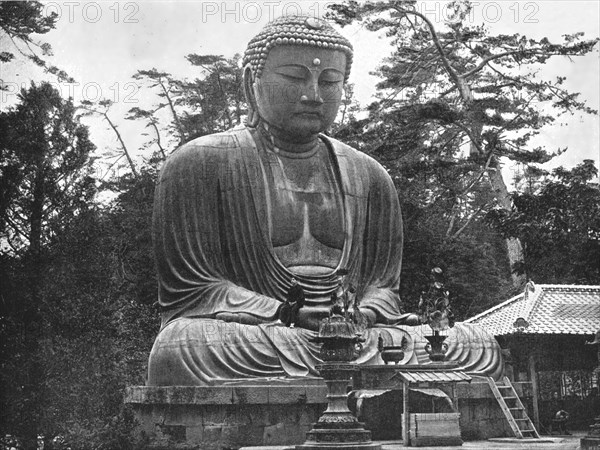 The Great Daibutsu', Kamakura, Japan, 1895.