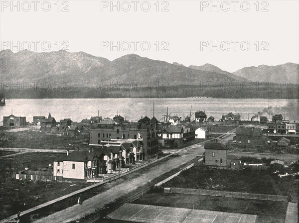 The harbour, Vancouver, Canada, 1895.