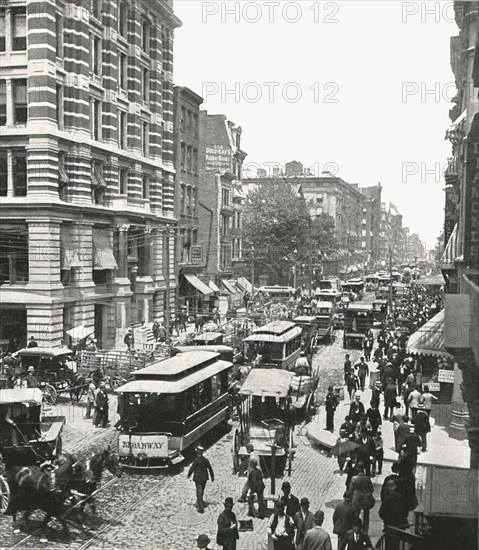 Broadway, New York, USA, 1895.