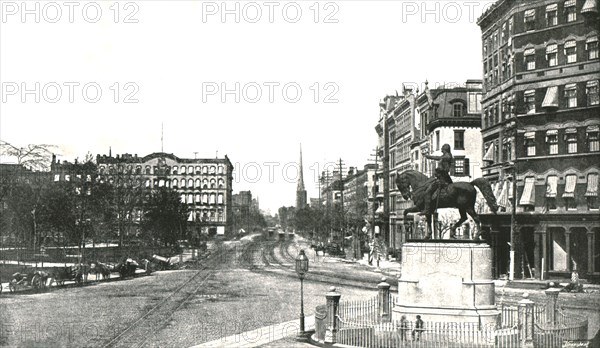 Union Square, New York, USA, 1895.