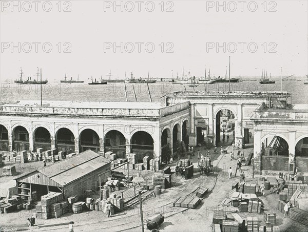 The Custom House, Veracruz, Mexico, 1895.